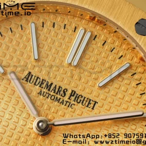 AP ロイヤルオーク 39mm 15202 YG IPF 1:1 ベスト・エディション YGテクスチャード・ダイヤル YGブレスレット A2121 - スーパークローン・ウォッチ｜1:1 ベスト・バージョン