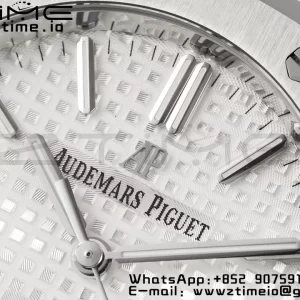 AP Royal Oak 37mm 15450 SS IPF Best Edition White Dial on SS Bracelet SA3120 Super Clone - Super Clone Watch | 1:1 Best Version