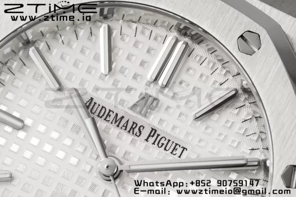 AP Royal Oak 37mm 15450 SS IPF Best Edition White Dial on SS Bracelet SA3120 Super Clone - Super Clone Watch | 1:1 Best Version