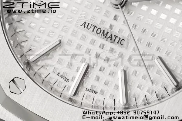 AP Royal Oak 37mm 15450 SS IPF Best Edition White Dial on SS Bracelet SA3120 Super Clone - Super Clone Watch | 1:1 Best Version