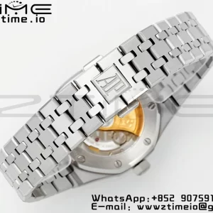 AP Royal Oak 37mm 15450 SS IPF Best Edition White Dial on SS Bracelet SA3120 Super Clone - Super Clone Watch | 1:1 Best Version