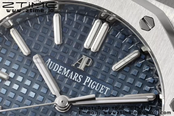 AP Royal Oak 37mm 15450 SS IPF Best Edition Blue Dial on SS Bracelet SA3120 Super Clone - Super Clone Watch | 1:1 Best Version