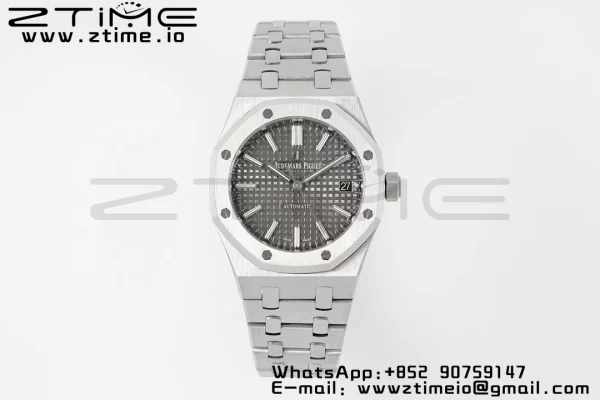 AP Royal Oak 37mm 15450 SS IPF Best Edition Gray Dial on SS Bracelet SA3120 Super Clone - Super Clone Watch | 1:1 Best Version