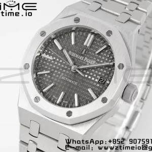 AP Royal Oak 37mm 15450 SS IPF Best Edition Gray Dial on SS Bracelet SA3120 Super Clone - Super Clone Watch | 1:1 Best Version
