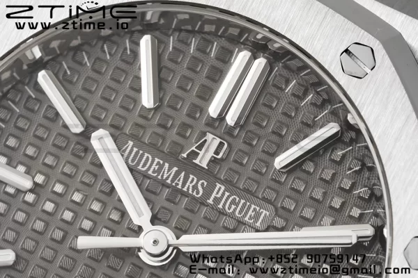 AP Royal Oak 37mm 15450 SS IPF Best Edition Gray Dial on SS Bracelet SA3120 Super Clone - Super Clone Watch | 1:1 Best Version