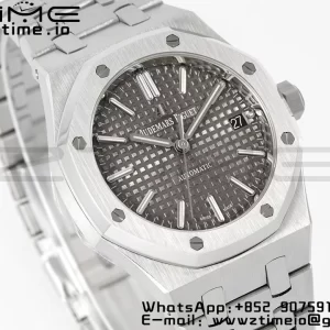 AP Royal Oak 37mm 15450 SS IPF Best Edition Gray Dial on SS Bracelet SA3120 Super Clone - Super Clone Watch | 1:1 Best Version