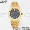 AP Royal Oak 37mm 15450 YG IPF Best Edition Blue Dial on YG Bracelet SA3120 Super Clone - Super Clone Watch | 1:1 Best Version