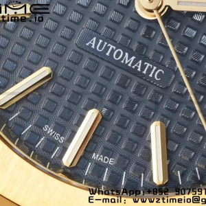 AP Royal Oak 37mm 15450 YG IPF Best Edition Blue Dial on YG Bracelet SA3120 Super Clone - Super Clone Watch | 1:1 Best Version