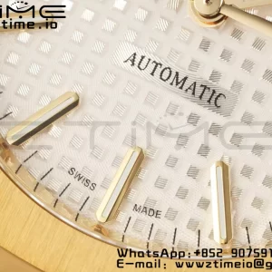 AP Royal Oak 37mm 15450 YG IPF Best Edition White Dial on YG Bracelet SA3120 Super Clone - Super Clone Watch | 1:1 Best Version