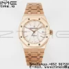 AP Royal Oak 37mm 15450 RG IPF Best Edition White Dial on RG Bracelet SA3120 Super Clone - Super Clone Watch | 1:1 Nejlepší verze