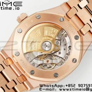 AP Royal Oak 37mm 15450 RG IPF Best Edition White Dial on RG Bracelet SA3120 Super Clone - Super Clone Watch | 1:1 Best Version