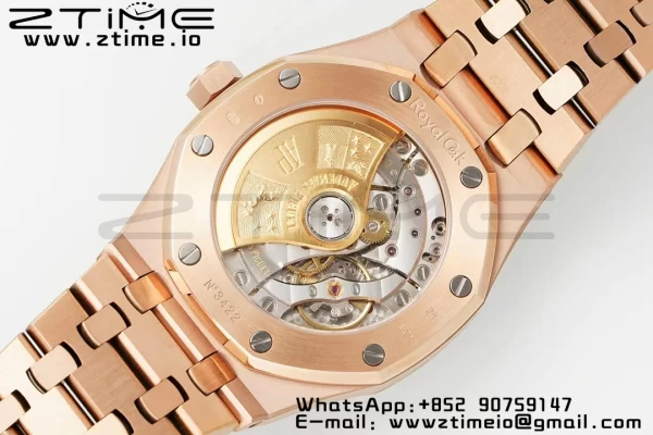 AP Royal Oak 37mm 15450 RG IPF Best Edition White Dial on RG Bracelet SA3120 Super Clone - Super Clone Watch | 1:1 Best Version