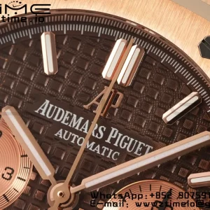 AP Royal Oak Chrono 26331 RG IPF 1:1 Best Edition Brown/RG Dial on RG Bracelet A7750 - Super Clone Watch | 1:1 Best Version