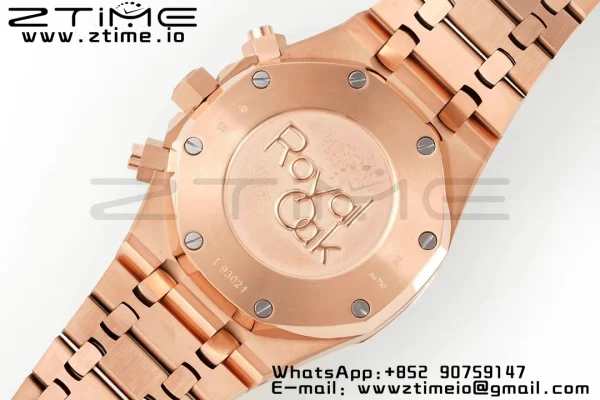 AP Royal Oak Chrono 26331 RG IPF 1:1 Best Edition Brown/RG Dial on RG Bracelet A7750 - Super Clone Watch | 1:1 Best Version