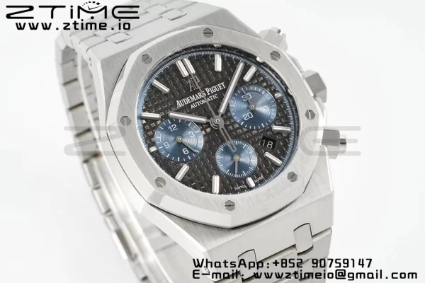 AP Royal Oak Chrono 26331 SS IPF 1:1 Best Edition Gray/Blue Dial on SS Bracelet A7750 - Super Clone Watch | 1:1 Best Version