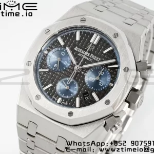 AP Royal Oak Chrono 26331 SS IPF 1:1 Best Edition Gray/Blue Dial on SS Bracelet A7750 - Super Clone Watch | 1:1 Best Version