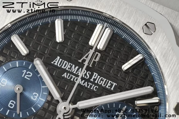 AP Royal Oak Chrono 26331 SS IPF 1:1 Best Edition Gray/Blue Dial on SS Bracelet A7750 - Super Clone Watch | 1:1 Best Version