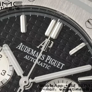 AP Royal Oak Chrono 26331 SS IPF 1:1 Best Edition Black/White Dial on SS Bracelet A7750 - Super Clone Watch | 1:1 Best Version