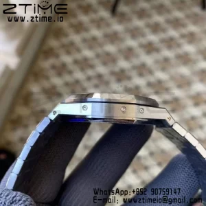 AP Royal Oak 41mm Complicated 26574ST SS APSF  1:1 Best Edition Blue Dial on SS Bracelet A5134 (CHS) - Super Clone Watch | 1:1 Best Version