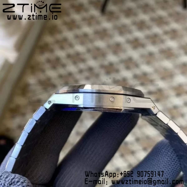 AP Royal Oak 41mm Complicated 26574ST SS APSF  1:1 Best Edition Blue Dial on SS Bracelet A5134 (CHS) - Super Clone Watch | 1:1 Best Version