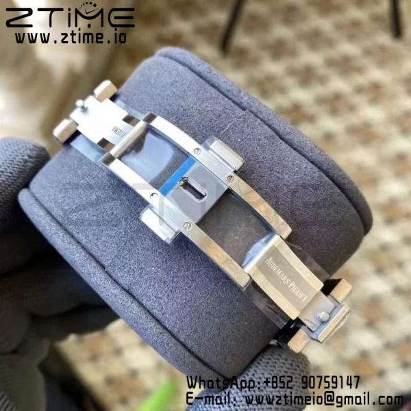 AP Royal Oak 41mm Complicated 26574ST SS APSF  1:1 Best Edition Blue Dial on SS Bracelet A5134 (CHS) - Super Clone Watch | 1:1 Best Version