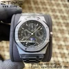 AP Royal Oak 41mm Complicated 26574 SS APSF 1:1 Best Edition Black Dial on SS Bracelet A5134 (CHS) - Super Clone Watch | 1:1 Best Version