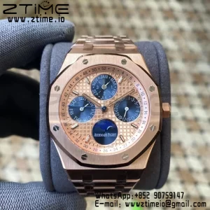 AP Royal Oak 41mm Complicated 26609TI RG APSF1:1 Best Edition RG Dial on RG Bracelet A5134 (CHS) - Super Clone Watch | 1:1 Best Version
