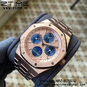 AP Royal Oak 41mm Complicated 26609TI RG APSF1:1 Best Edition RG Dial on RG Bracelet A5134 (CHS) - Ρολόι Super Clone | 1:1 Best Version