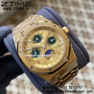 AP Royal Oak 41mm Complicato 26574 YG APSF1:1 Migliore Edizione Quadrante YG su Bracciale YG A5134 (CHS) - Orologio Super Clone | 1:1 Migliore Versione