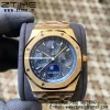 AP Royal Oak 41mm monimutkainen 26574 YG APSF1:1 Best Edition Blue Dial YG rannekorun A5134 (CHS) - Super Clone Watch | 1:1 Paras versio