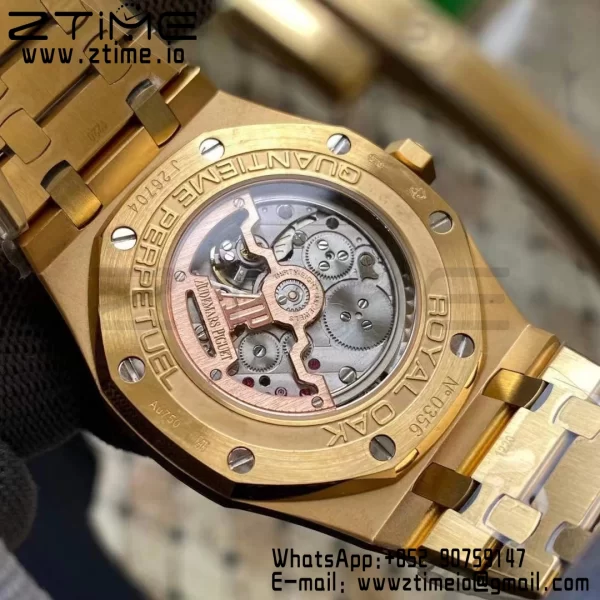 AP Royal Oak 41mm Complicated 26574 YG APSF1:1 Best Edition Blue Dial on YG Bracelet A5134 (CHS) - Super Clone Watch | 1:1 Best Version