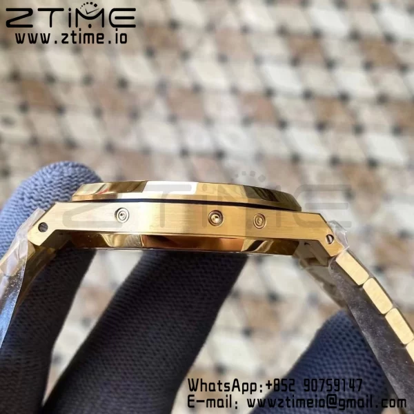 AP Royal Oak 41mm Complicated 26574 YG APSF1:1 Best Edition Blue Dial on YG Bracelet A5134 (CHS) - Super Clone Watch | 1:1 Best Version