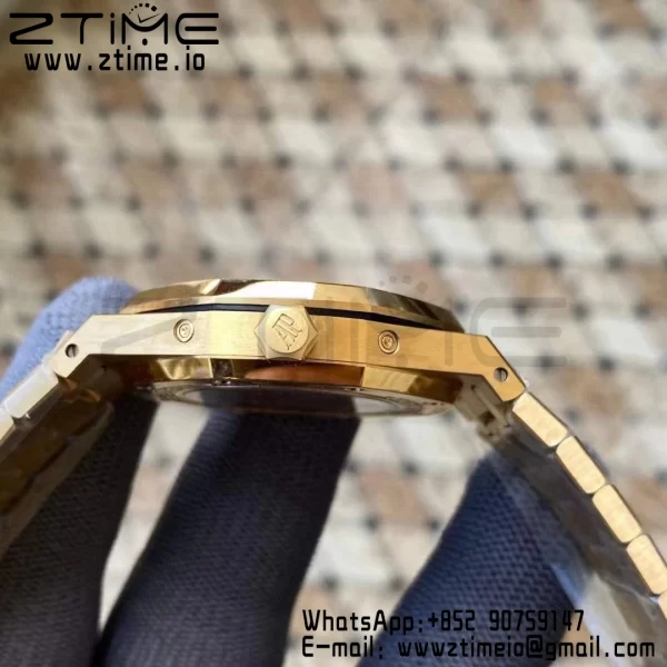 AP Royal Oak 41mm Complicated 26574 YG APSF1:1 Best Edition Blue Dial on YG Bracelet A5134 (CHS) - Super Clone Watch | 1:1 Best Version