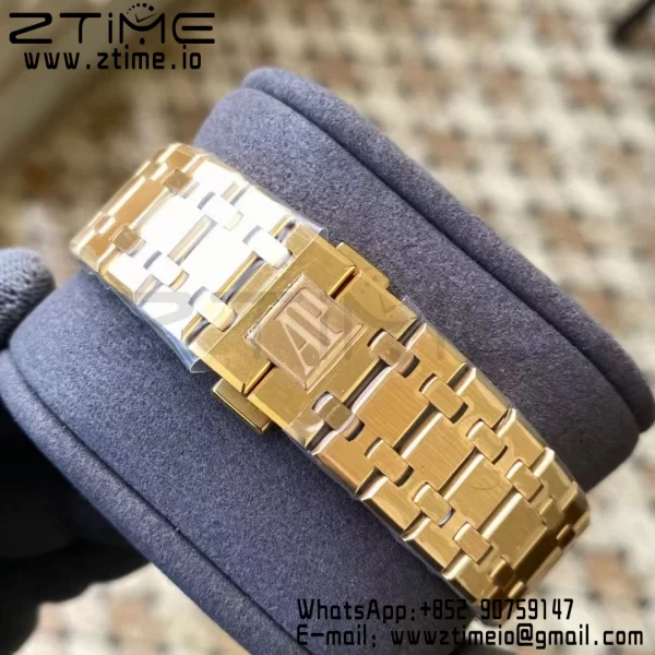AP Royal Oak 41mm Complicated 26574 YG APSF1:1 Best Edition Blue Dial on YG Bracelet A5134 (CHS) - Super Clone Watch | 1:1 Best Version