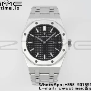 AP Lady Royal Oak 67650 33mm SS ZF 1:1 Best Edition Black Dial on SS Bracelet ETA Quartz - Super Clone Watch | 1:1 Best Version