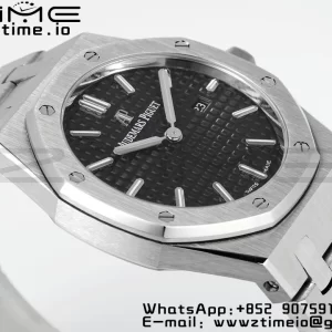 AP Lady Royal Oak 67650 33mm SS ZF 1:1 Best Edition Black Dial on SS Bracelet ETA Quartz - Super Clone Watch | 1:1 Best Version