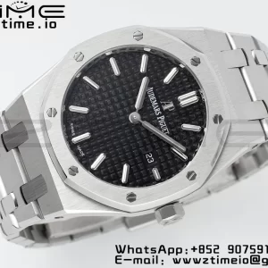 AP Lady Royal Oak 67650 33mm SS ZF 1:1 Best Edition Black Dial on SS Bracelet ETA Quartz - Super Clone Watch | 1:1 Best Version