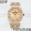AP Lady Royal Oak 67651 33mm RG ZF 1:1 Best Edition RG Dial Diamonds Bezel on RG Bracelet ETA Quartz - Super Clone Watch | 1:1 Best Version