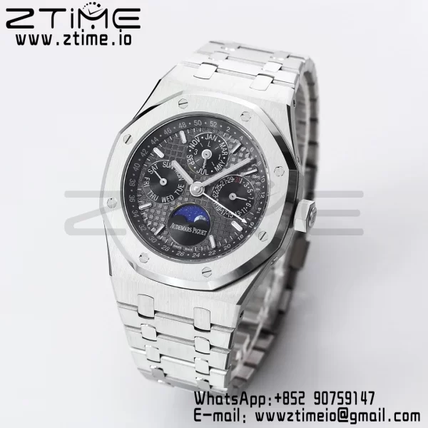 AP Royal Oak 41mm Complicated 26574 SS BBRF1:1 Best Edition Black Dial on SS Bracelet A5134 - Super Clone Watch | 1:1 Best Version