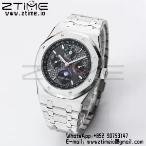 AP Royal Oak 41mm Complicated 26574 SS BBRF1:1 Best Edition Gray/Black Dial on SS Bracelet A5134 - Super Clone Watch | 1:1 Best Version
