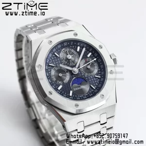 AP Royal Oak 41mm Complicated 26574 SS BBRF1:1 Best Edition Blue/Black Dial on SS Bracelet A5134 - Super Clone Watch | 1:1 Best Version