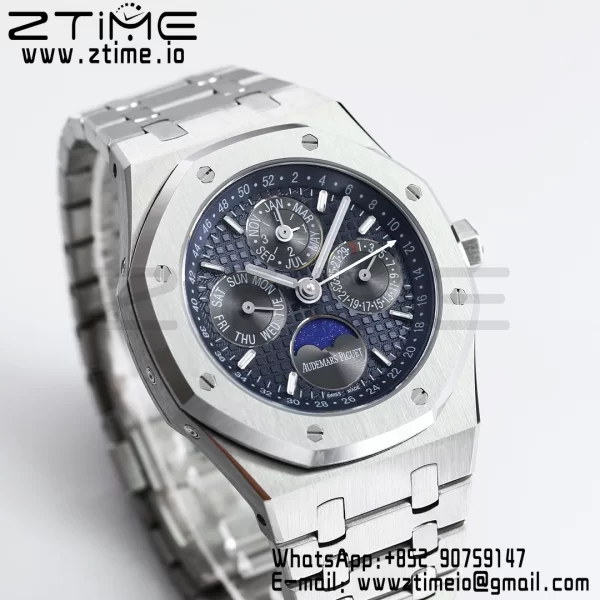 AP Royal Oak 41mm Complicated 26574 SS BBRF1:1 Best Edition Blue/Black Dial on SS Bracelet A5134 - Super Clone Watch | 1:1 Best Version