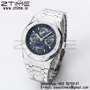 AP Royal Oak 41mm Complicated 26574 SS BBRF1:1 Best Edition Blue/Black Dial on SS Bracelet A5134 - Super Clone Watch | 1:1 Best Version