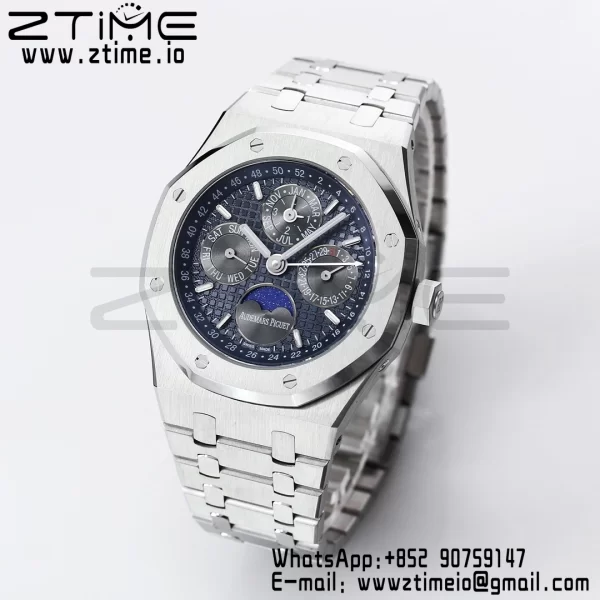 AP Royal Oak 41mm Complicated 26574 SS BBRF1:1 Best Edition Blue/Black Dial on SS Bracelet A5134 - Super Clone Watch | 1:1 Best Version