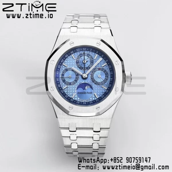AP Royal Oak 41mm Complicato 26574 SS BBRF1:1 Best Edition Quadrante blu ghiaccio su bracciale SS A5134 - Orologio Super Clone | 1:1 Best Version