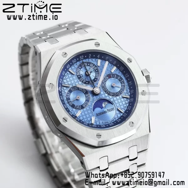 AP Royal Oak 41mm Complicato 26574 SS BBRF1:1 Best Edition Quadrante blu ghiaccio su bracciale SS A5134 - Orologio Super Clone | 1:1 Best Version