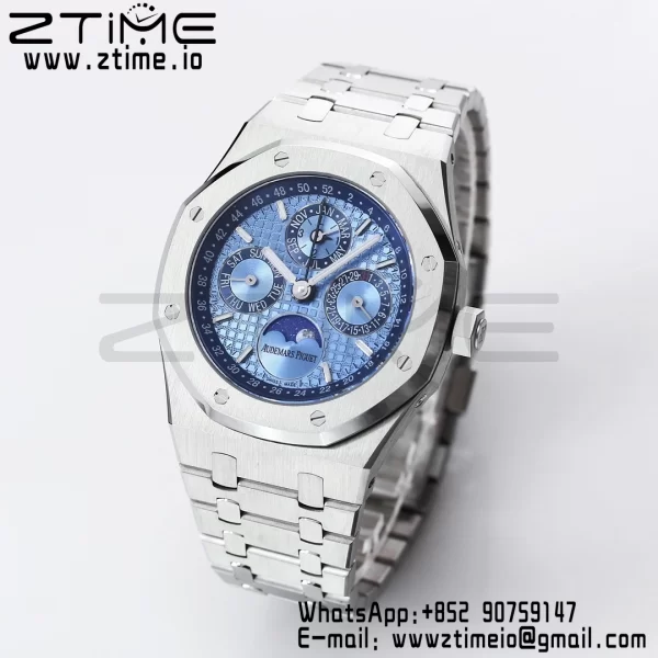 AP Royal Oak 41mm Complicato 26574 SS BBRF1:1 Best Edition Quadrante blu ghiaccio su bracciale SS A5134 - Orologio Super Clone | 1:1 Best Version