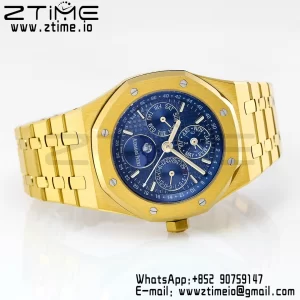 Royal Oak 41mm Complicated 26574 YG BBRF1:1 Best Edition Blue Dial on YG Bracelet A5134 - Super Clone Watch | 1:1 Best Version