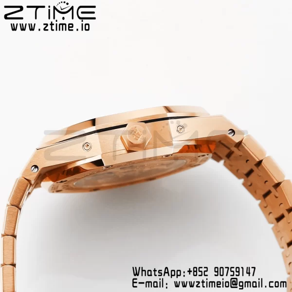 AP Royal Oak 41mm Complicated 26574 RG BBRF1:1 Best Edition Blue Dial on RG Bracelet A5134 - Super Clone Watch | 1:1 Best Version