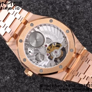 AP Royal Oak 2018 SIHH RG Tourbillon R8F Blue  Tapisserie Dial on RG Bracelet V3 - Super Clone Watch | 1:1 Best Version